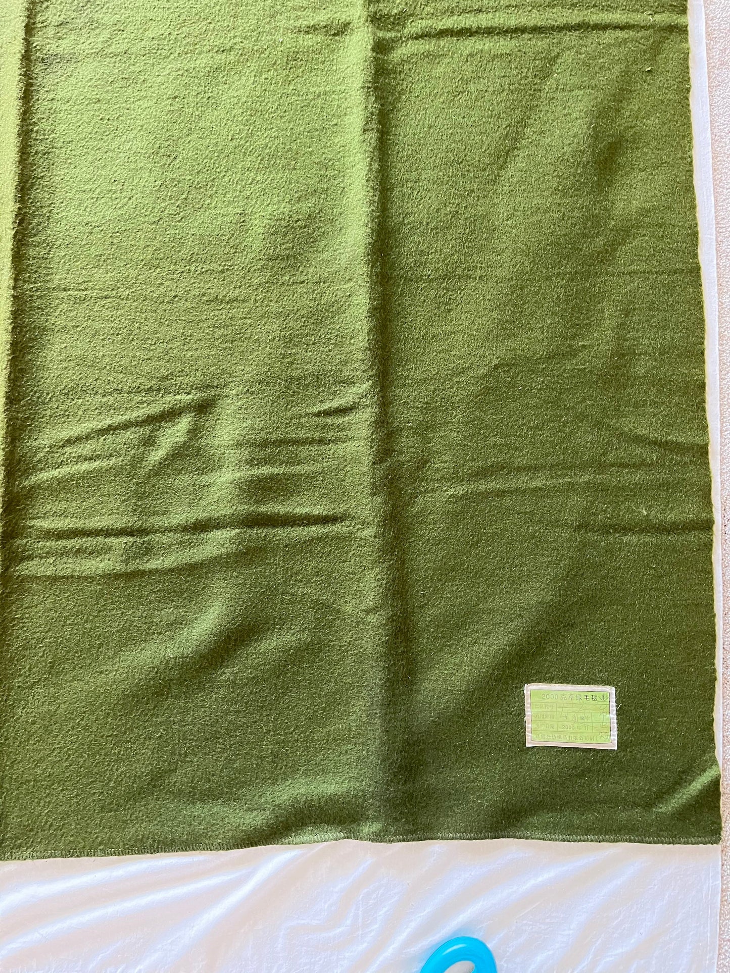 Genuine vintage Chinese Military Wool Blanket