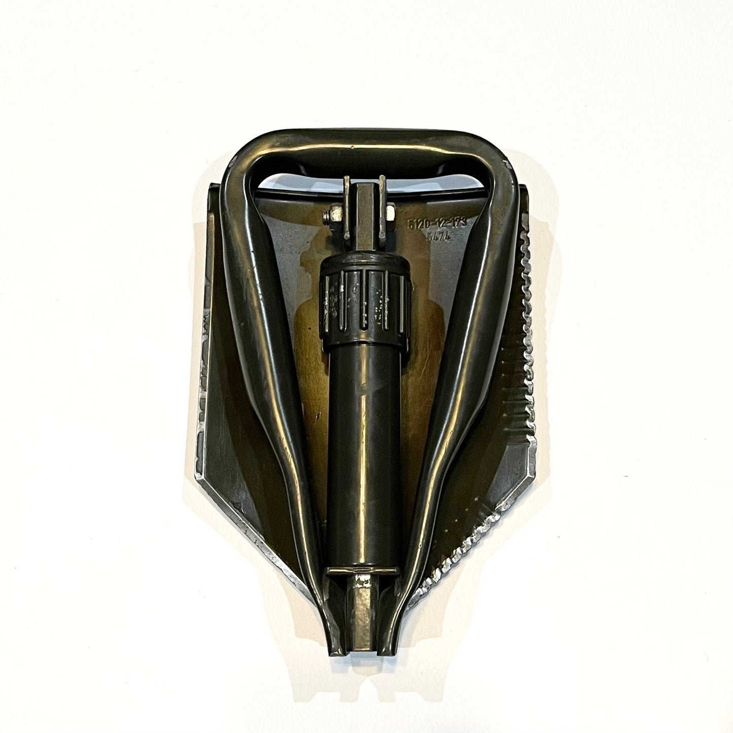 German military Vintage issued Tri-Fold Shovel entrenching tool Survival emergency Bundeswehr.