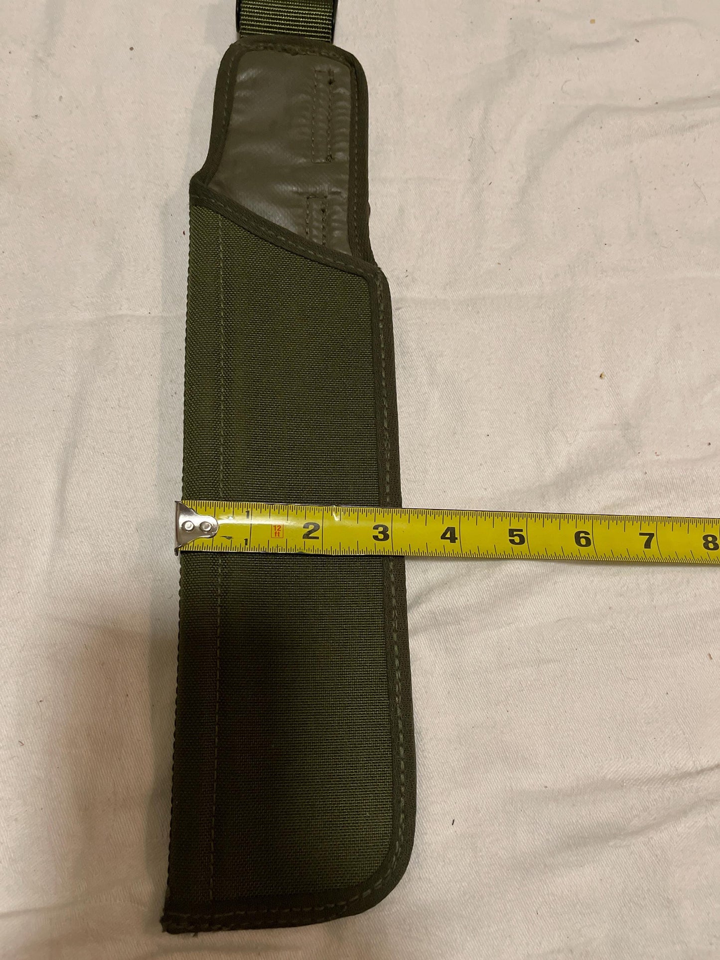 Original British Vintage Military Tactical Knife Pouch Sheath Army Olive Green Holster Belt NEW