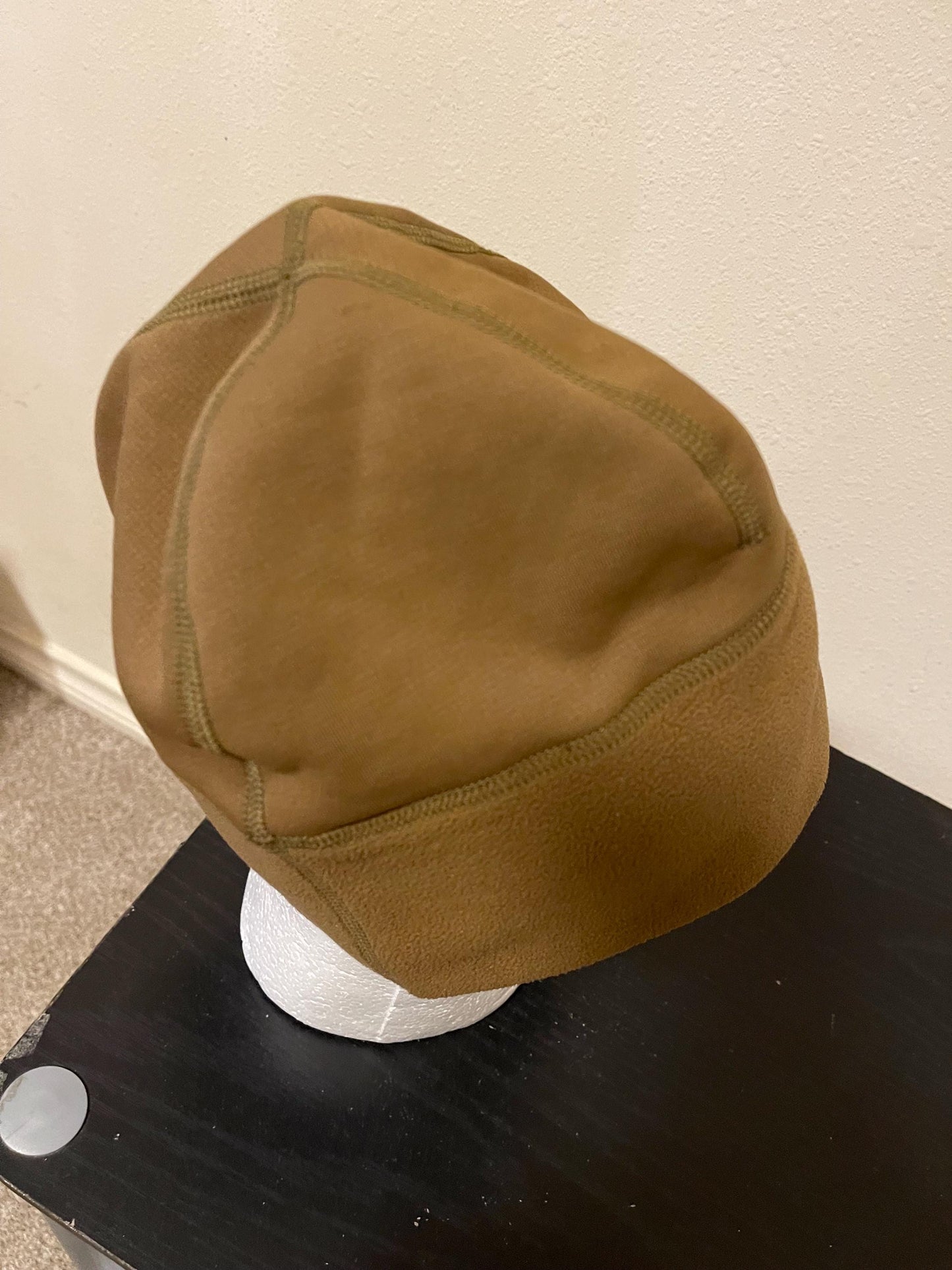 US Marine Corps Issue Peckham Coyote Brown POLARTEC Fleece Watch Cap BeanieL/XL only, no Small .
