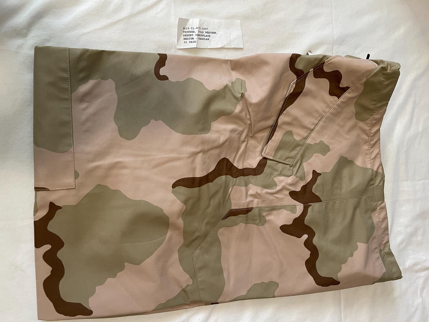 US military Desert 3 color Goretex pants New
