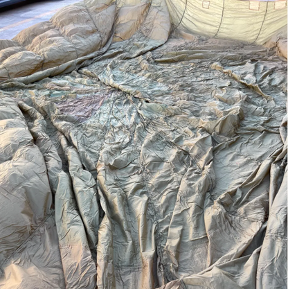 French Military 28 ft Round Parachute Canopy