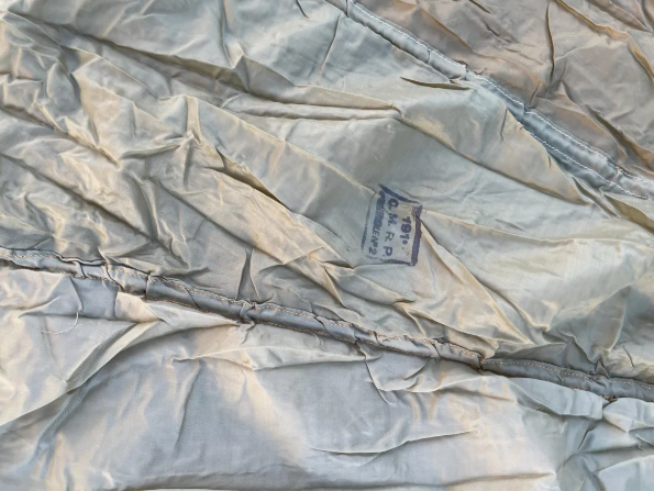 French Military 28 ft Round Parachute Canopy
