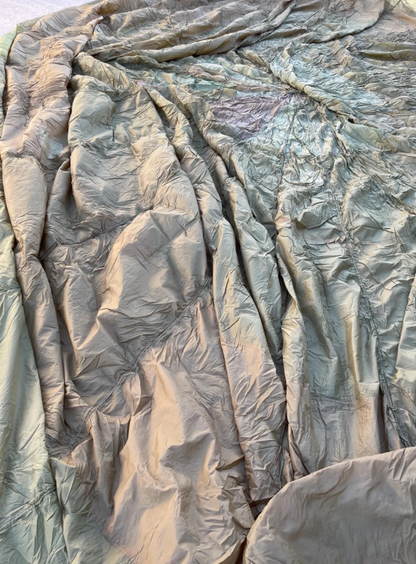 French Military 28 ft Round Parachute Canopy