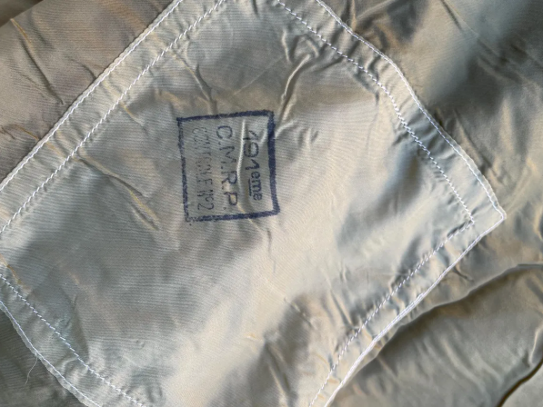 French Military 28 ft Round Parachute Canopy