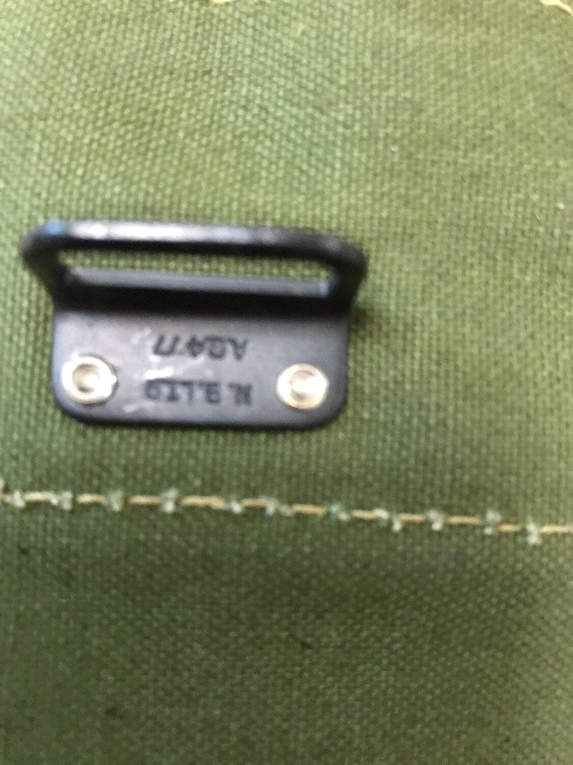 WW ll Genuine British Army Shoulder bag haver sack green