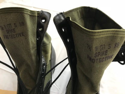 Genuine US military vintage Vietnam Spike Protective jungle boots 7 Wide and 71/2 Wide , New.