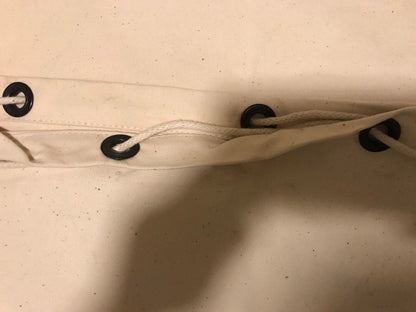 US Military Vintage Canvas Draw string off white Laundry bag, sea bag, Duffle bag, Sea bag