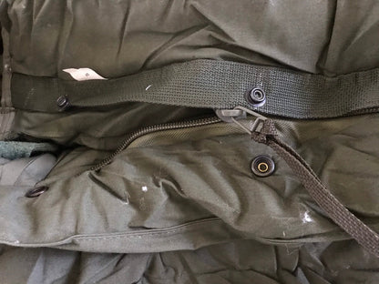 Brand new genuine US military extreme cold weather sleeping bag OD green vintage 1984.