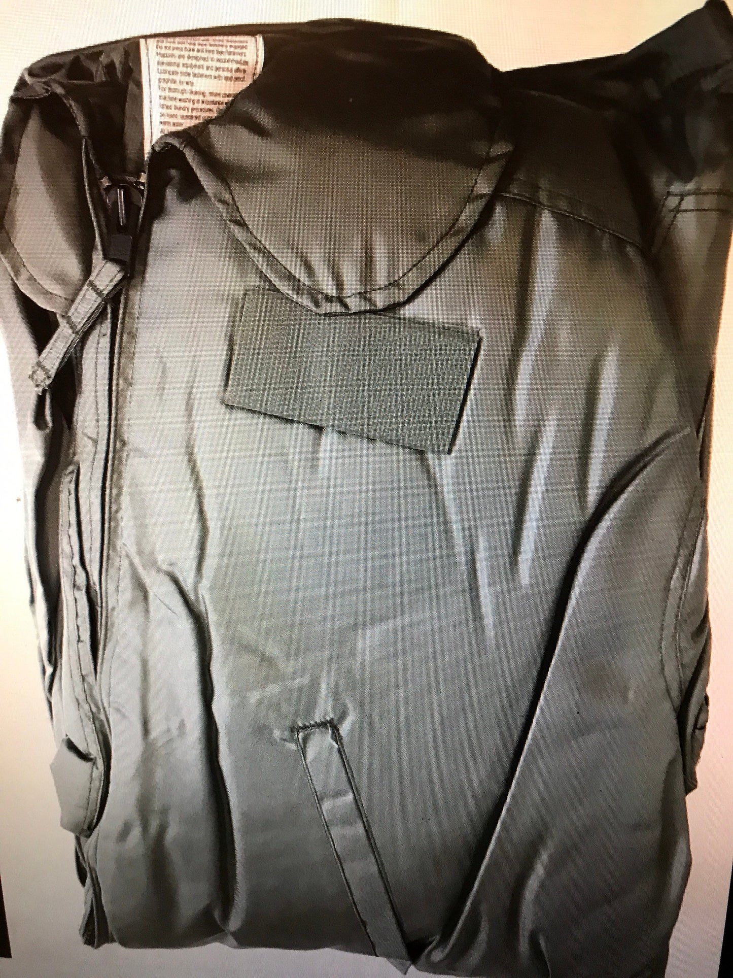 USAF Military Nomex flight suit coveralls Flyers 52Long CWU-64P Cold weather new.
