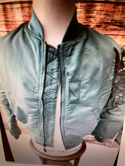 Genuine USAF Intermediate cold vintage Green MA1 By Greenbrier Ind. Made in USA New.