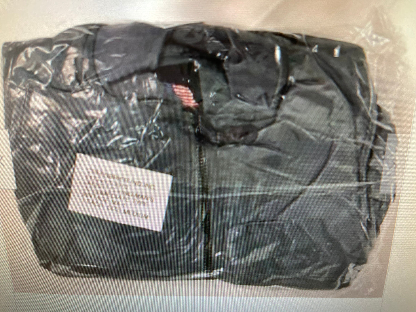 Genuine USAF Intermediate cold vintage MA1 by Greenbrier Ind. Blue Made in USA New.