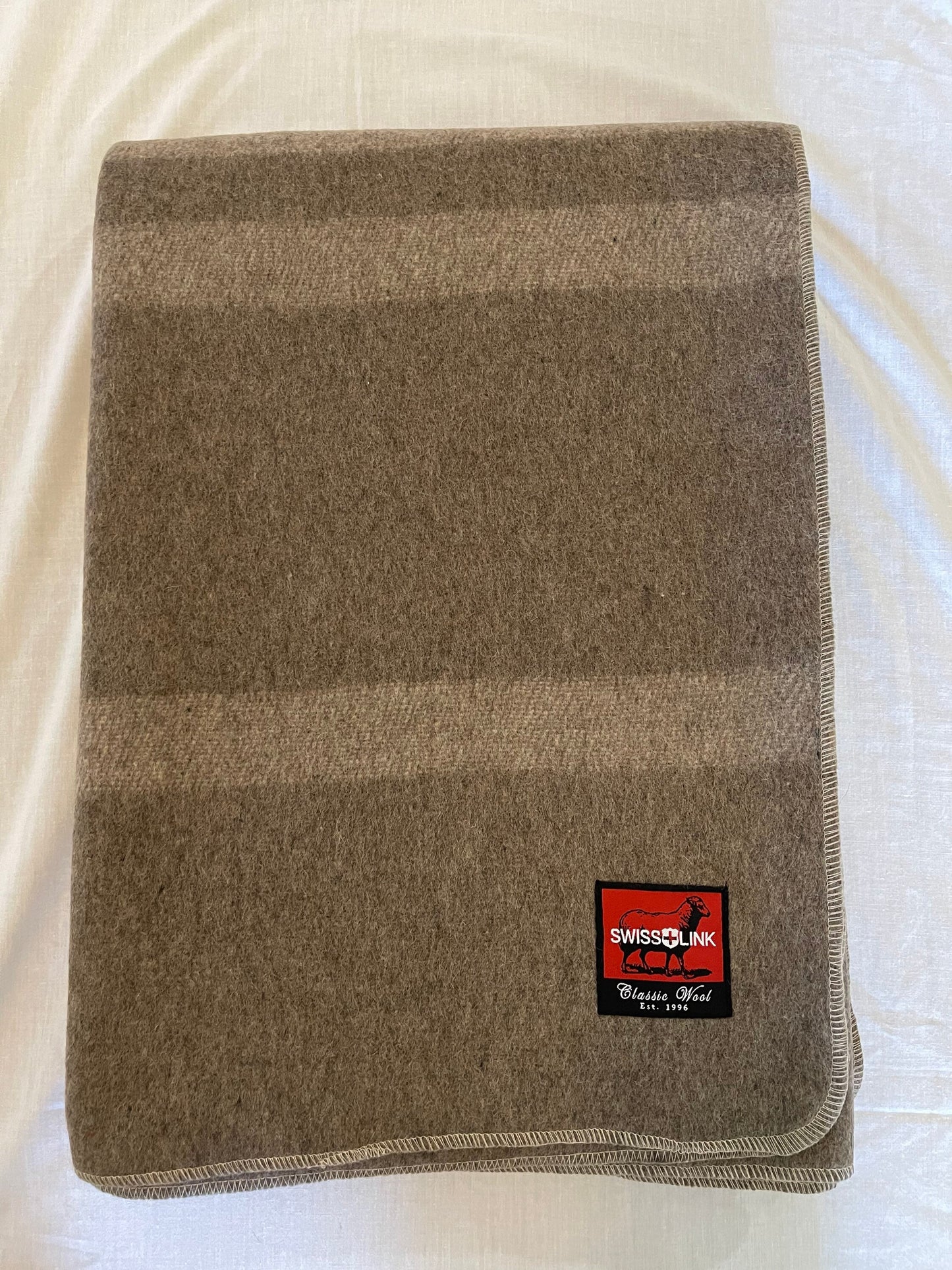 Italian Army Military Classical Style Wool Blanket with Star New