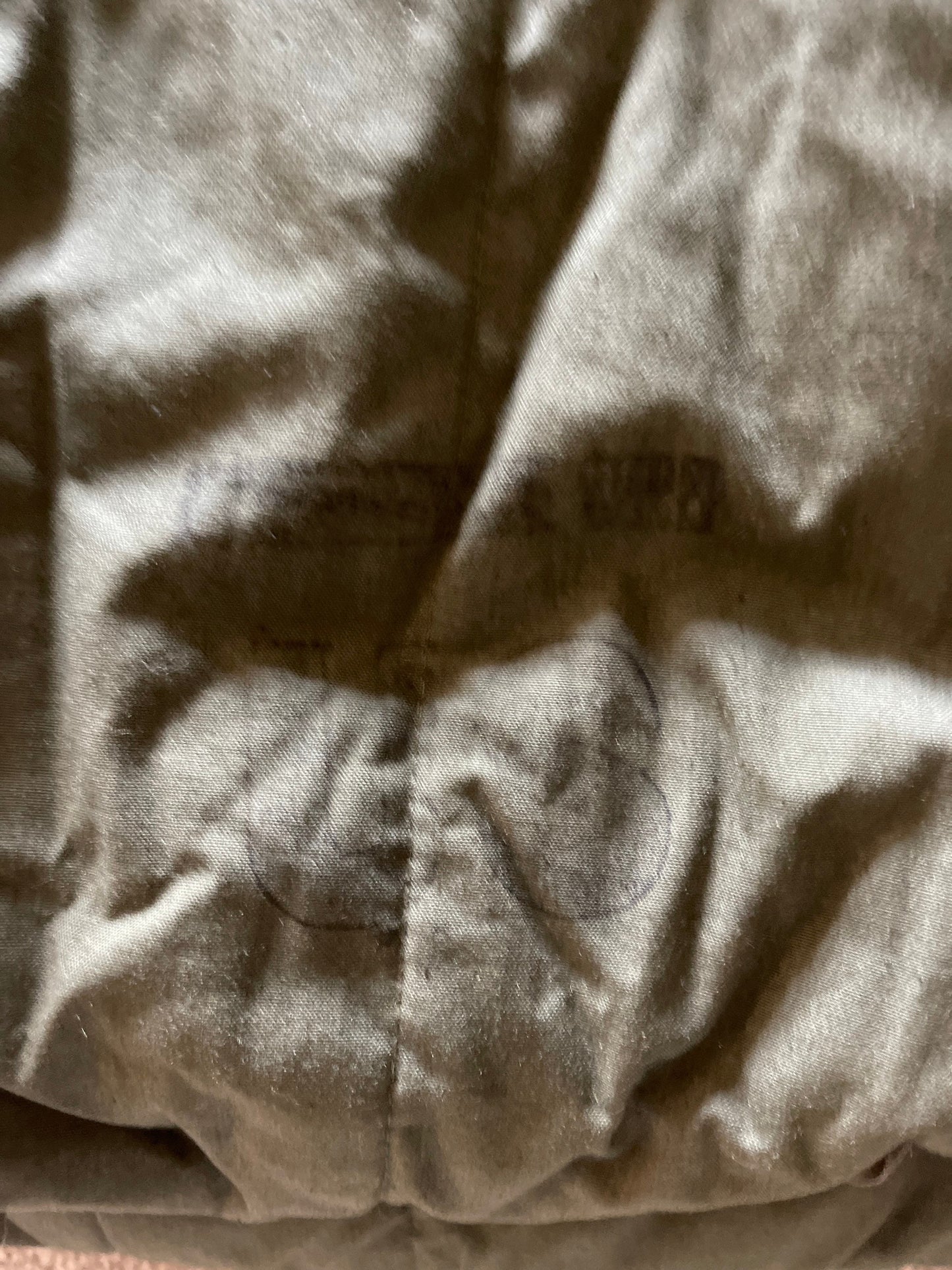Genuine US military extreme cold weather sleeping bag OD green vintage 1984