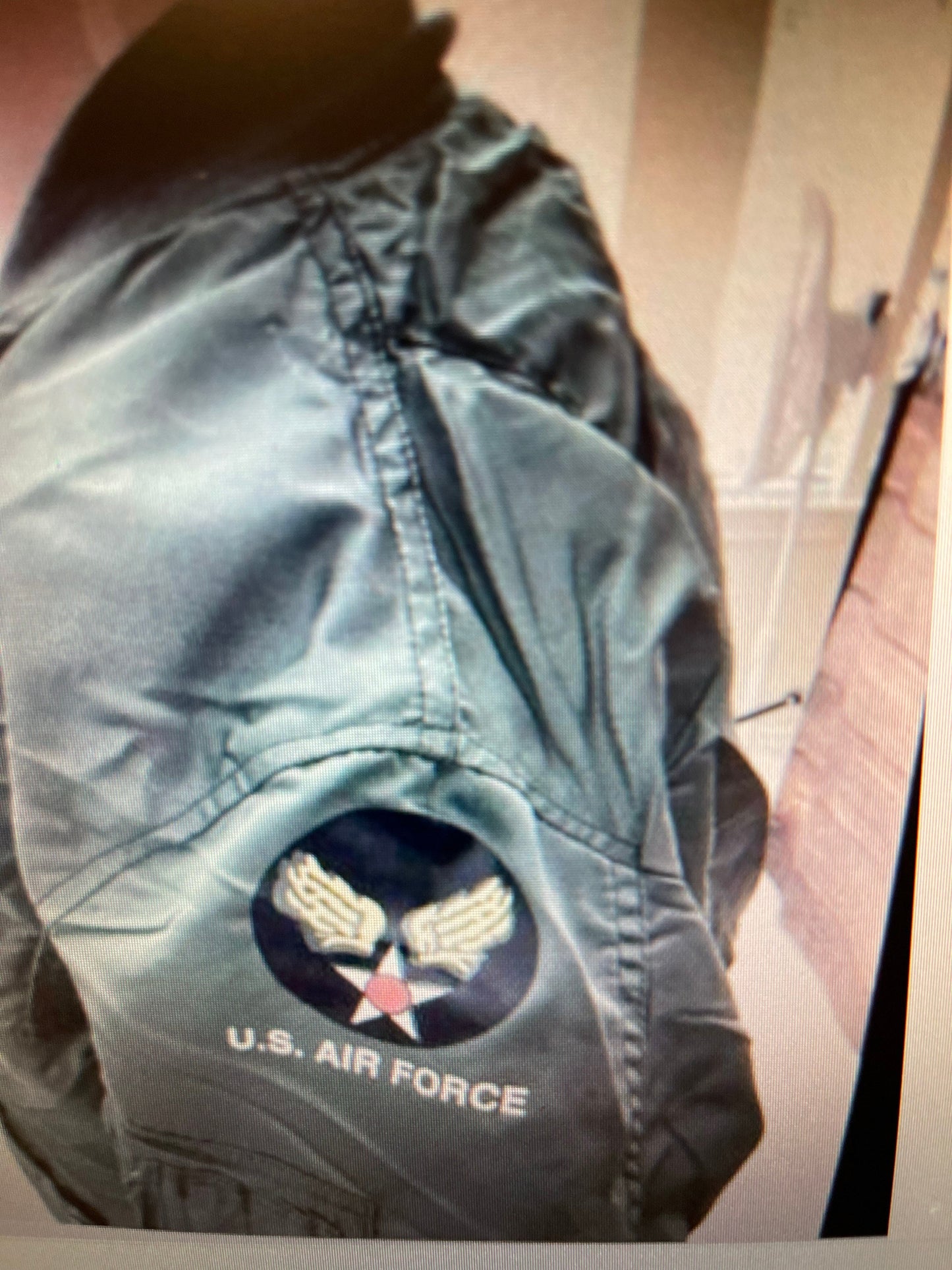 Genuine USAF Intermediate cold vintage Green MA1 By Greenbrier Ind. Made in USA New.