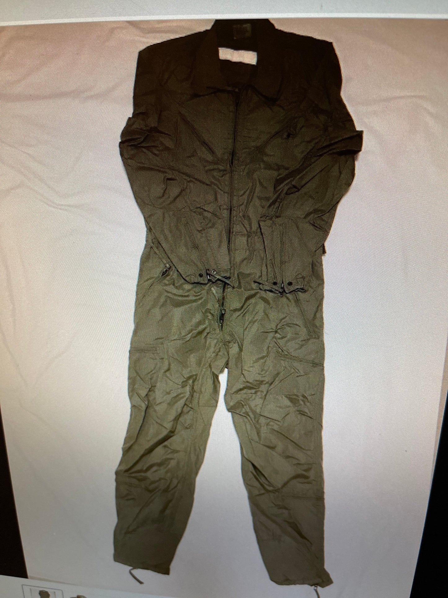 US Military CVC Combat Vehicle Flight suit / Coveralls Nomex OD Green Vintage New