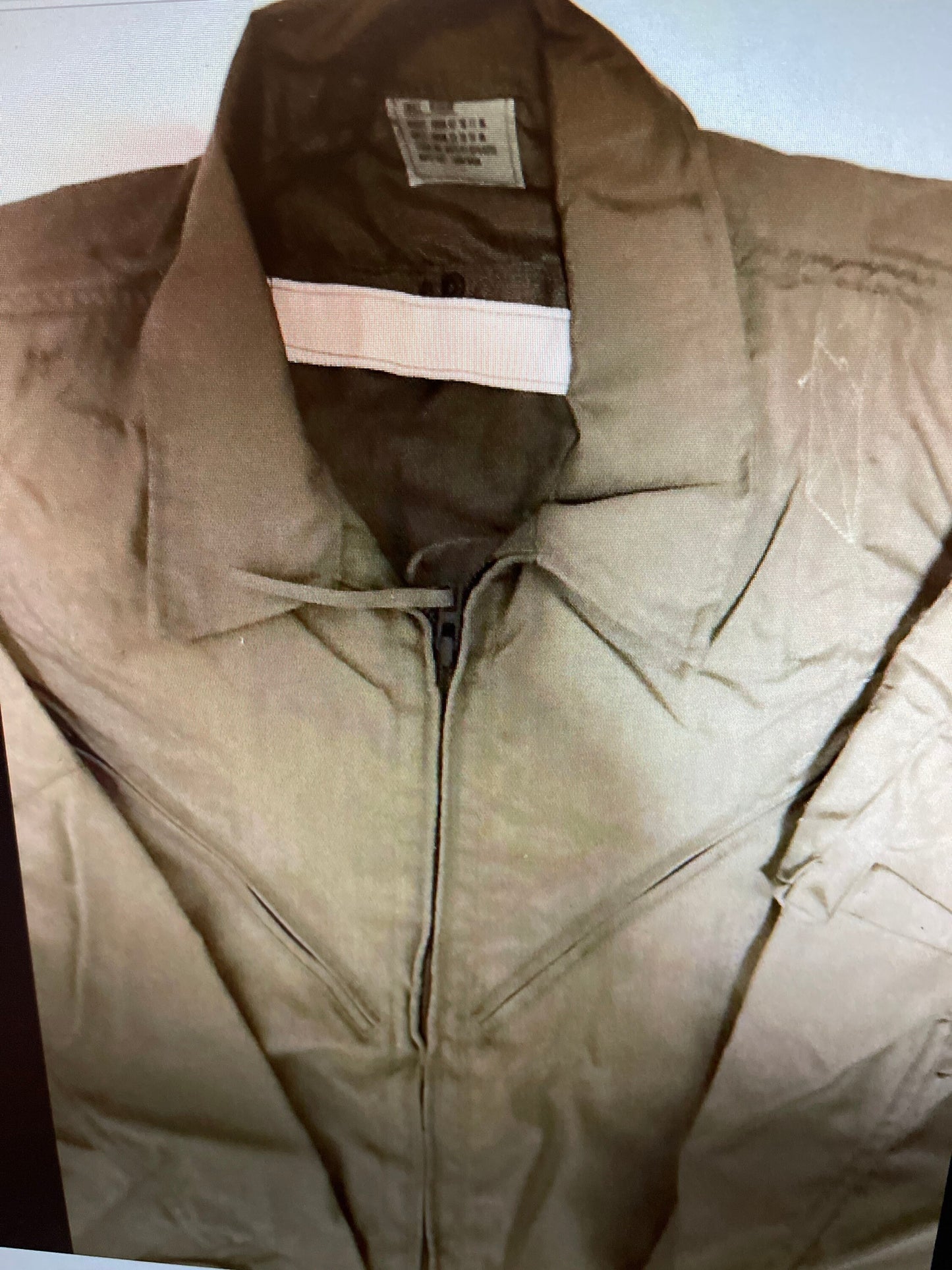 US Military CVC Combat Vehicle Flight suit / Coveralls Nomex OD Green Vintage New