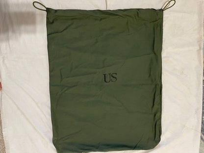 Genuine US Military Laundry bag Army surplus barracks bag stuff sack green drawstring New.