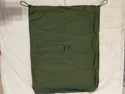 Genuine US Military Laundry bag Army surplus barracks bag stuff sack green drawstring New.