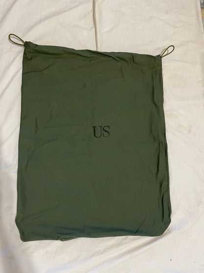 Genuine US Military Laundry bag Army surplus barracks bag stuff sack green drawstring New.