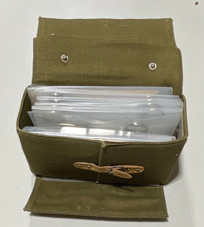 Genuine Czech military vintage medical surgical 27 pcs.kit rare collectible in mint condition dated between 1979 and 1982.