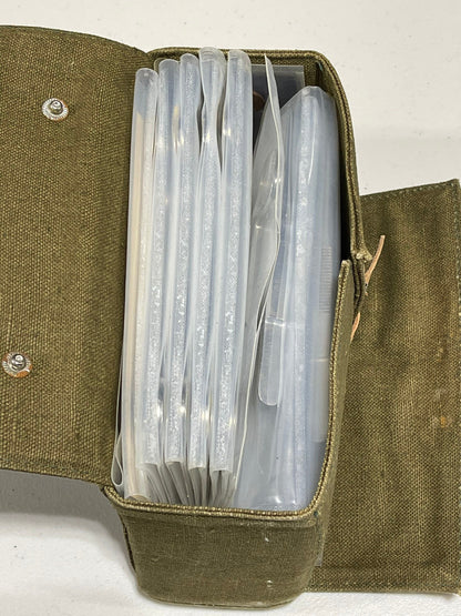 Genuine Czech military vintage medical surgical 27 pcs.kit rare collectible in mint condition dated between 1979 and 1982.