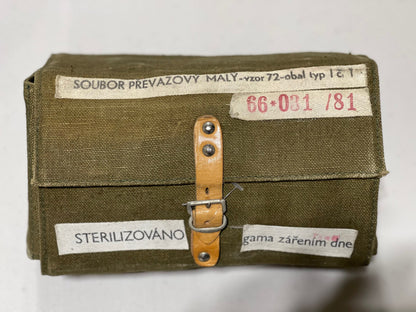 Genuine Czech military vintage medical surgical 27 pcs.kit rare collectible in mint condition dated between 1979 and 1982.