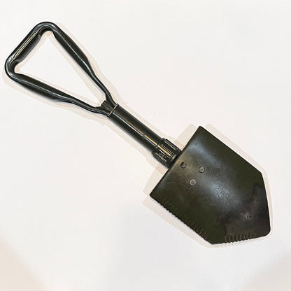 German military Vintage issued Tri-Fold Shovel entrenching tool Survival emergency Bundeswehr.