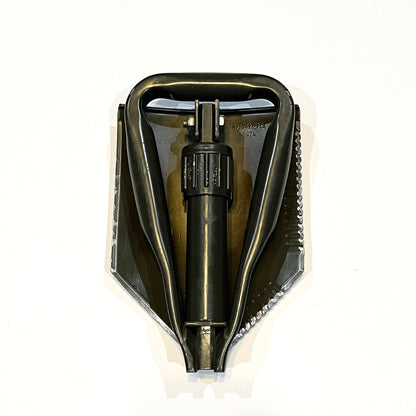 German military Vintage issued Tri-Fold Shovel entrenching tool Survival emergency Bundeswehr.