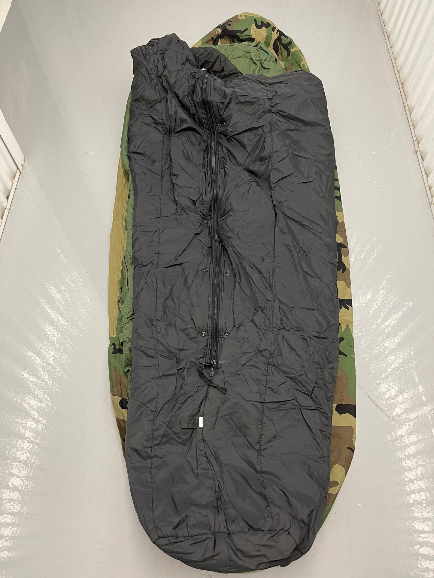 Genuine US military woodland Gortex modular sleep System MSS complete 4 pcs. System.