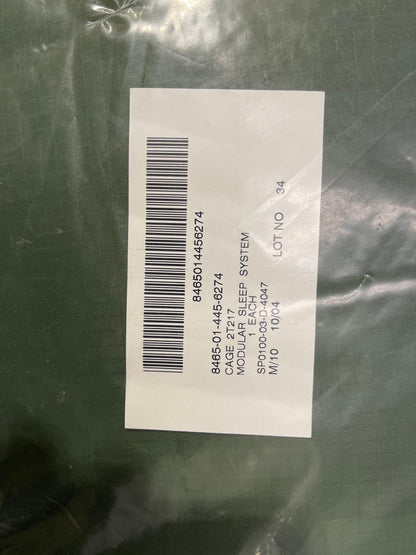Genuine US military woodland Gortex modular sleep System MSS complete 4 pcs. System.