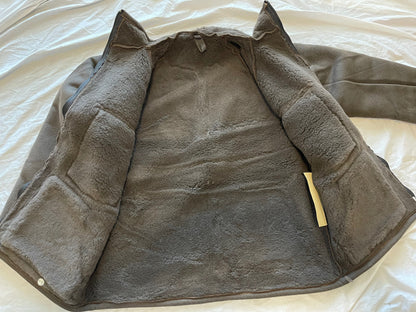 Genuine US Military Vintage Bear suit fleece jacket cold weather ECWCS Brown brand new Large.