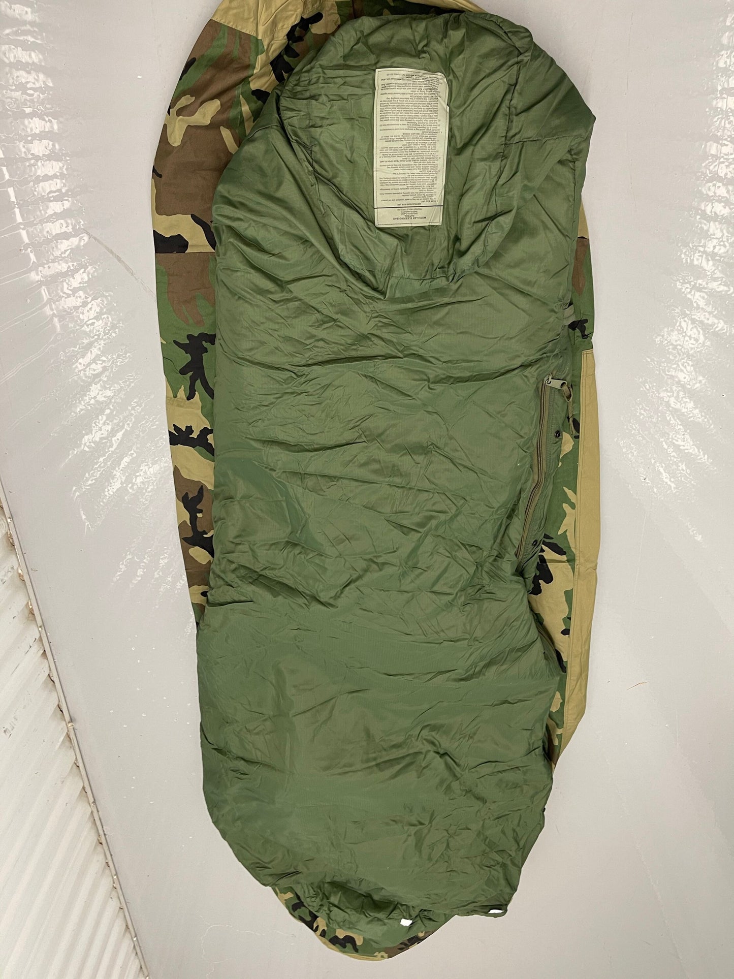 Genuine US military woodland Gortex modular sleep System MSS complete 4 pcs. System.