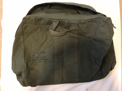 USAF Genuine Vintage heavy duty Canvas Sage green Flyers Kit Bag,Cargo bag .