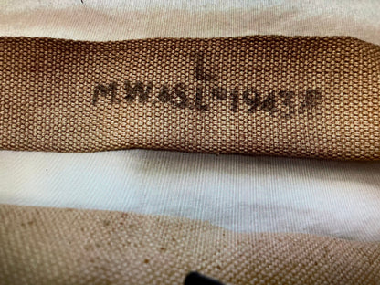 Genuine British Military Vintage WW2 Khaki canvas Shoulder bag pattern 37 small pack 1940/1950