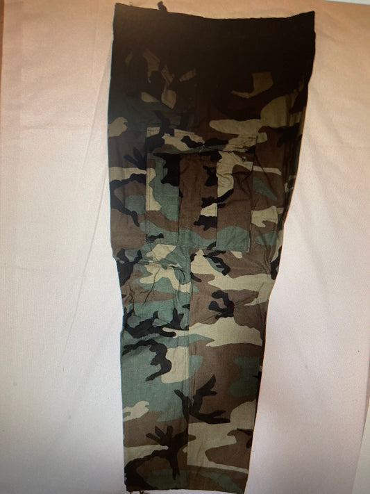 US GI  Vintage Woodland camouflage CW field pants/ trousers assorted sizes. New.
