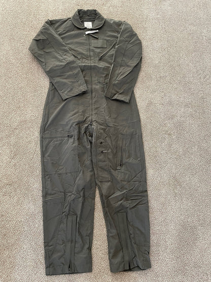 US military Flyers coveralls CWU 27P Nomex Fire Resistant sage green new w/ tag
