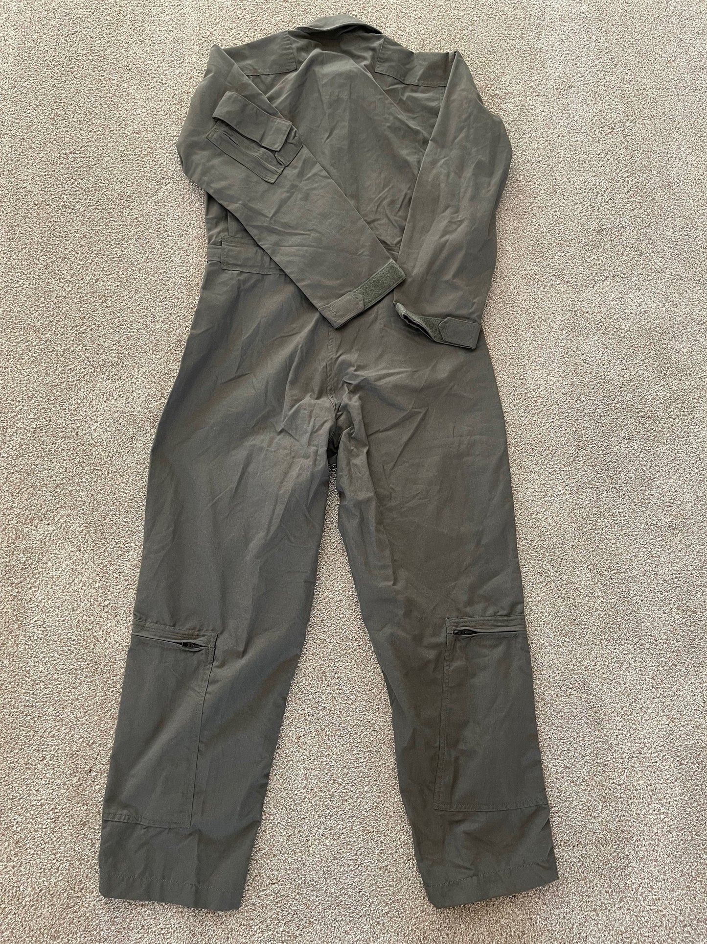 US military Flyers coveralls CWU 27P Nomex Fire Resistant sage green new w/ tag