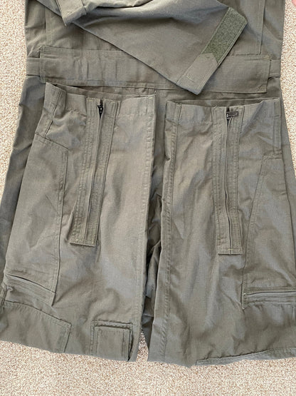 US military Flyers coveralls CWU 27P Nomex Fire Resistant sage green new w/ tag