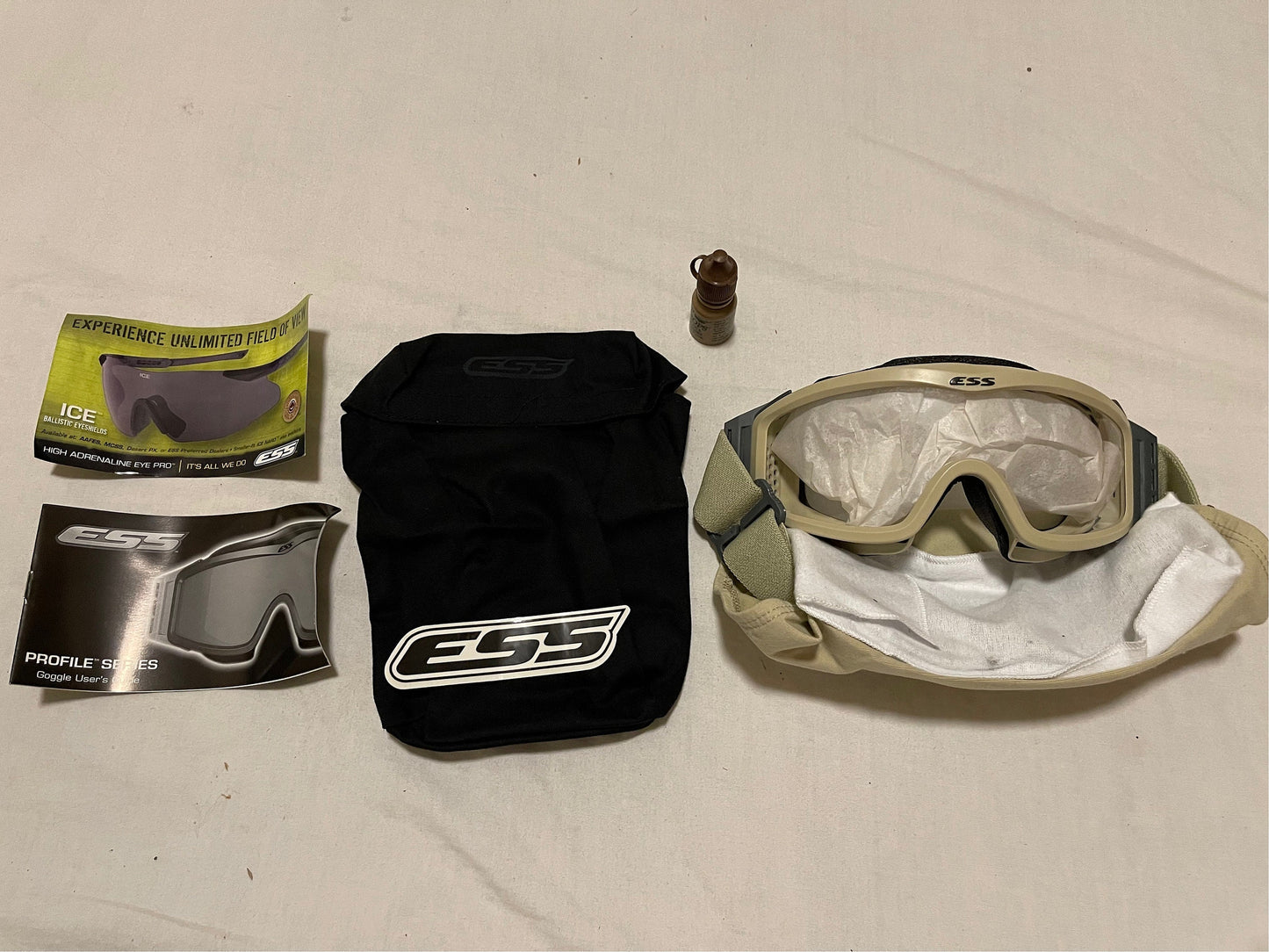 New ESS Profile NVG Ballistic Goggles military tactical eye protection