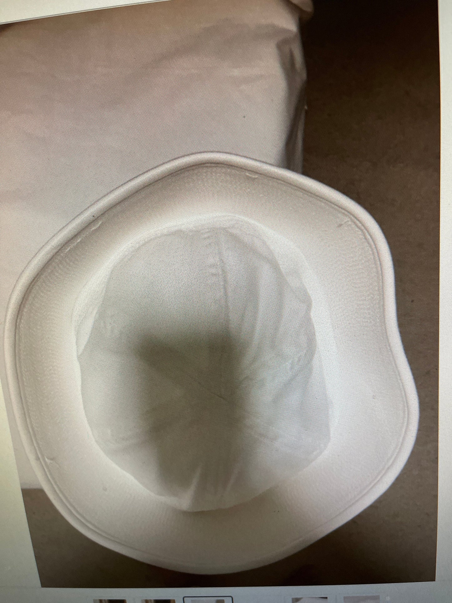 Genuine US GI Military Vintage Navy white Sailors hat cotton Dixie cup GOB