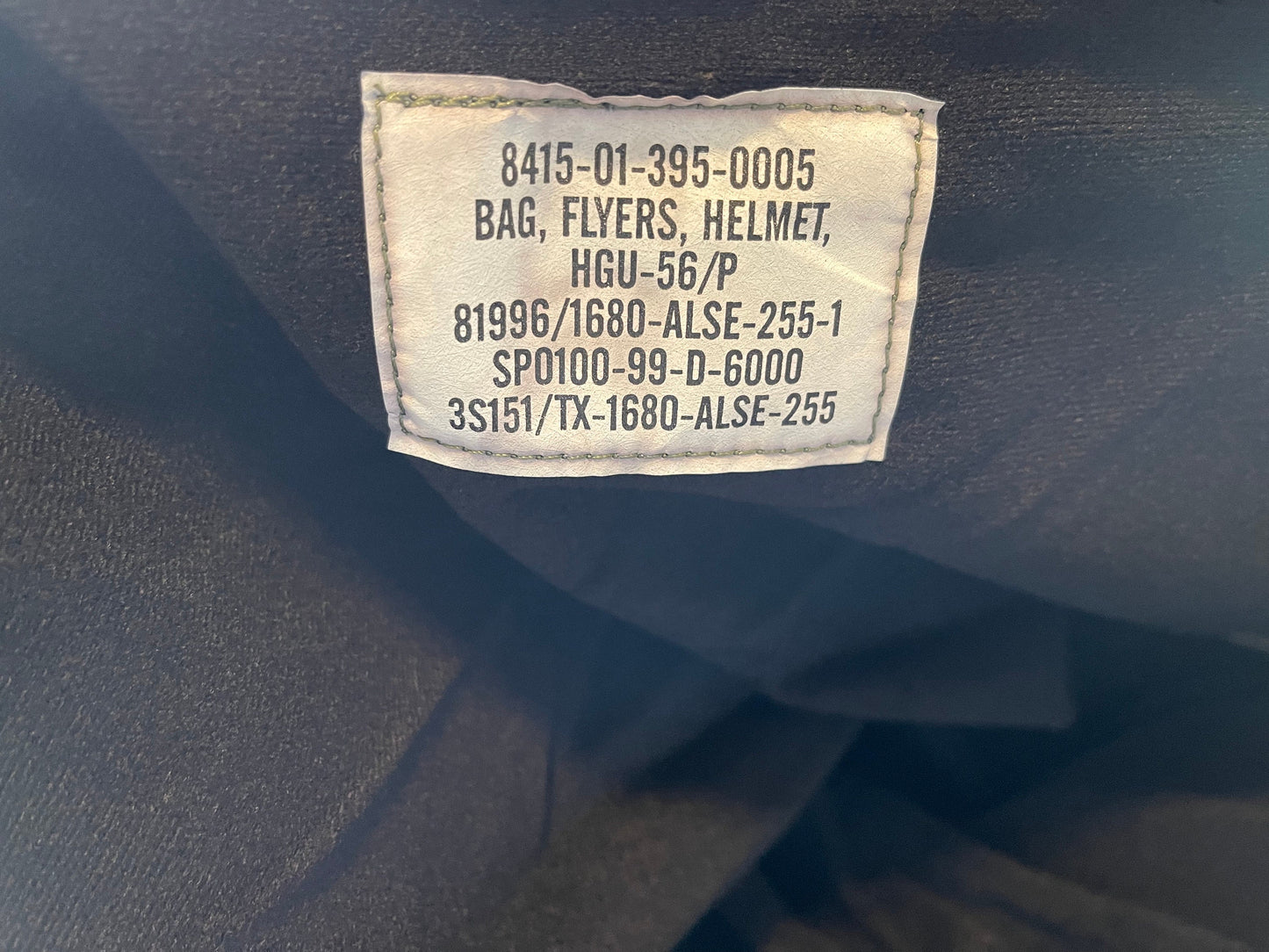 Genuine US Military Woodland camouflage Flyers Helmet bag HGU- 56/P New.