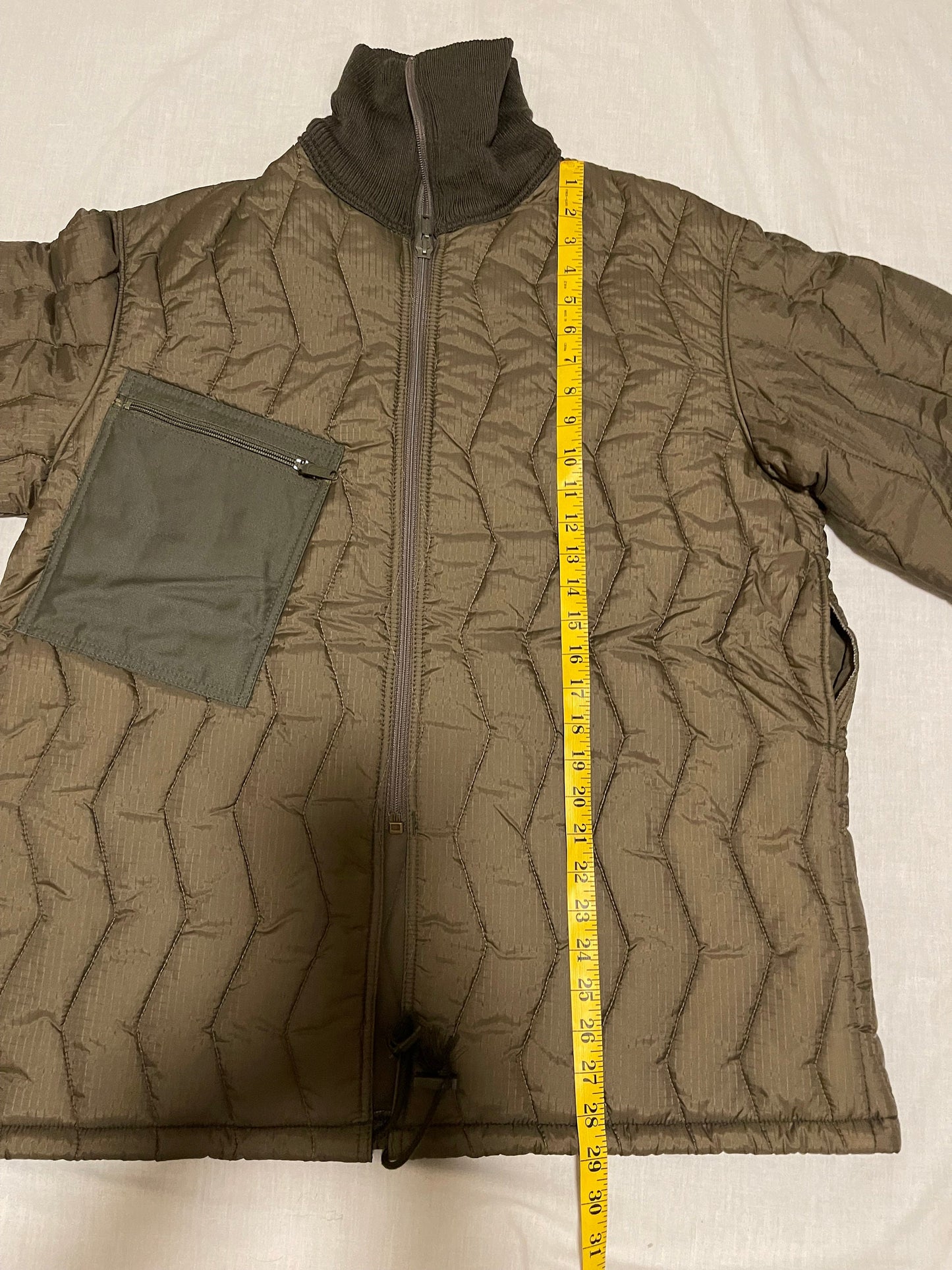 Genuine Vintage German army field jacket parka quilt liner Military issue winter cold weather liner new