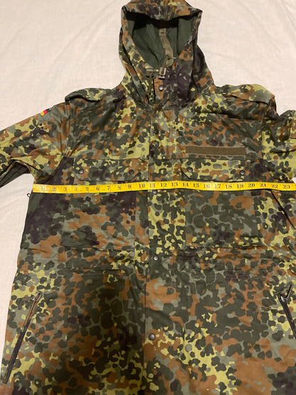 Genuine Vintage German Army Flecktran Parka Bundeswehr Camo Military camouflage Jacket Brand New.