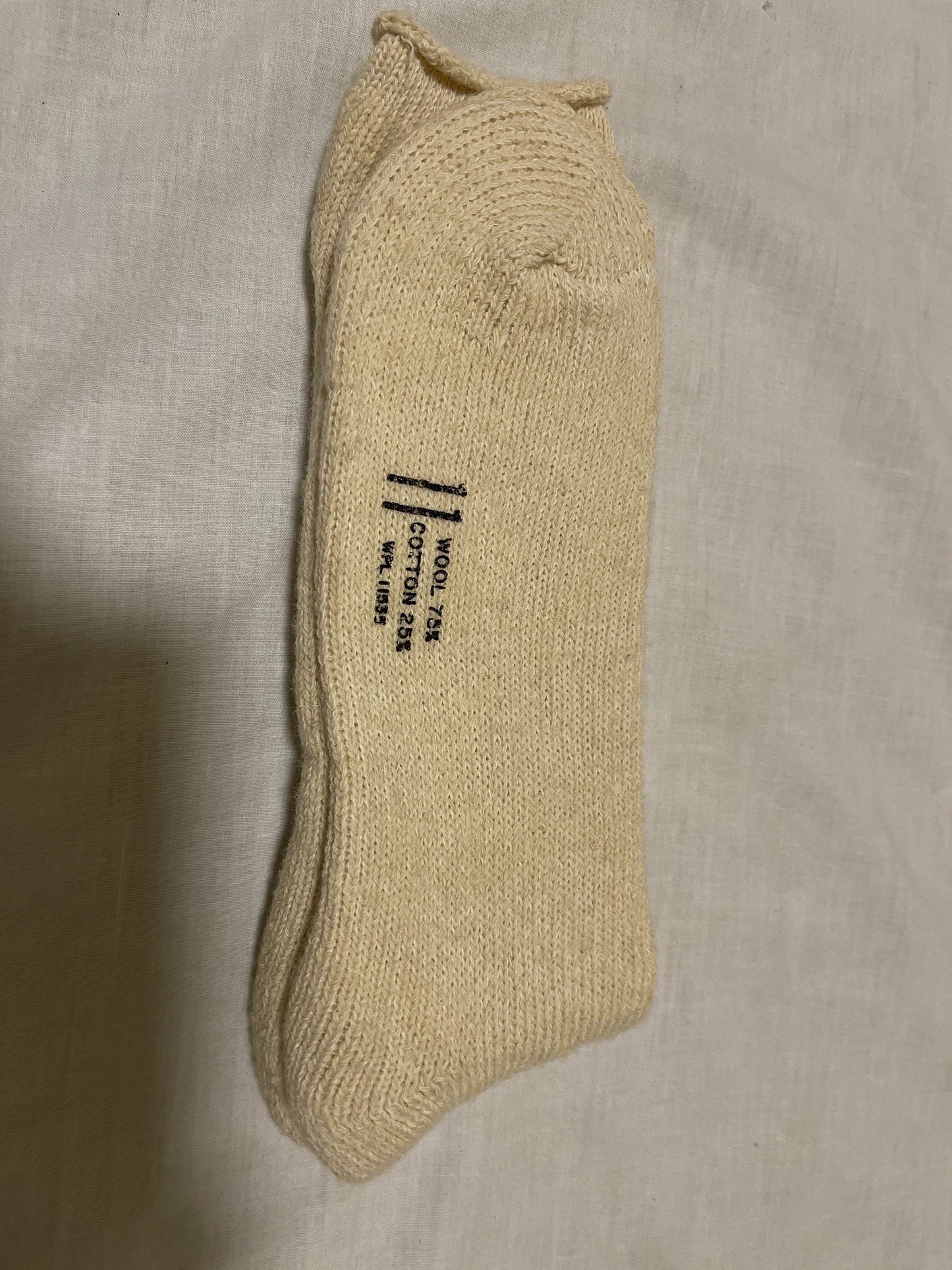 Genuine Military DSCP Winter Wool Thick ECWCS Cold Weather Socks USA Made Size 11  and 12 New,