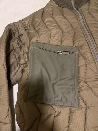 Genuine Vintage German army field jacket parka quilt liner Military issue winter cold weather liner new