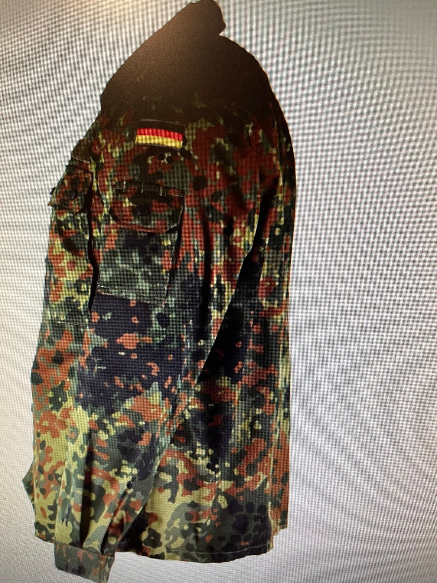Genuine Vintage German Army Flecktran Parka Bundeswehr Camo Military camouflage Jacket Brand New.