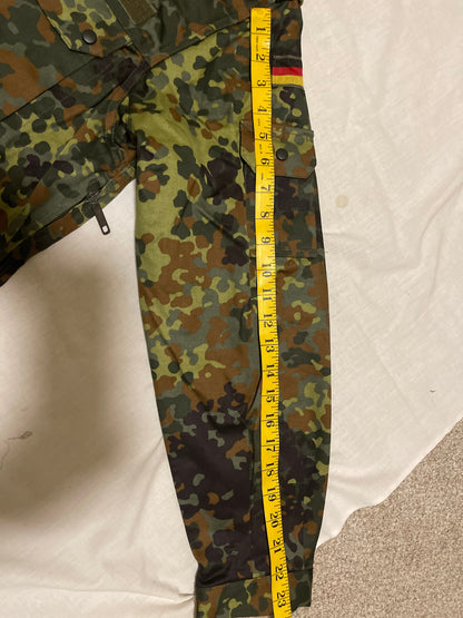 Genuine Vintage German Army Flecktran Parka Bundeswehr Camo Military camouflage Jacket Brand New.