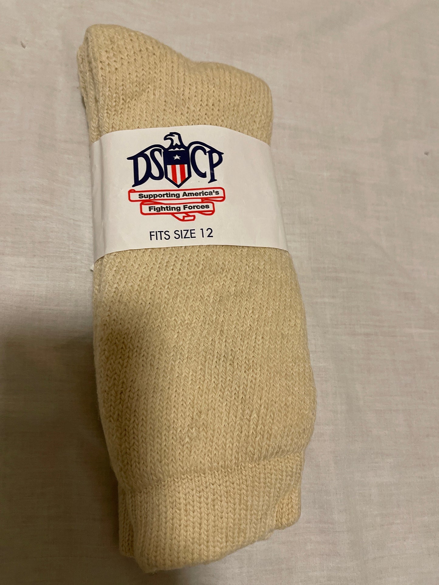 Genuine Military DSCP Winter Wool Thick ECWCS Cold Weather Socks USA Made Size 11  and 12 New,