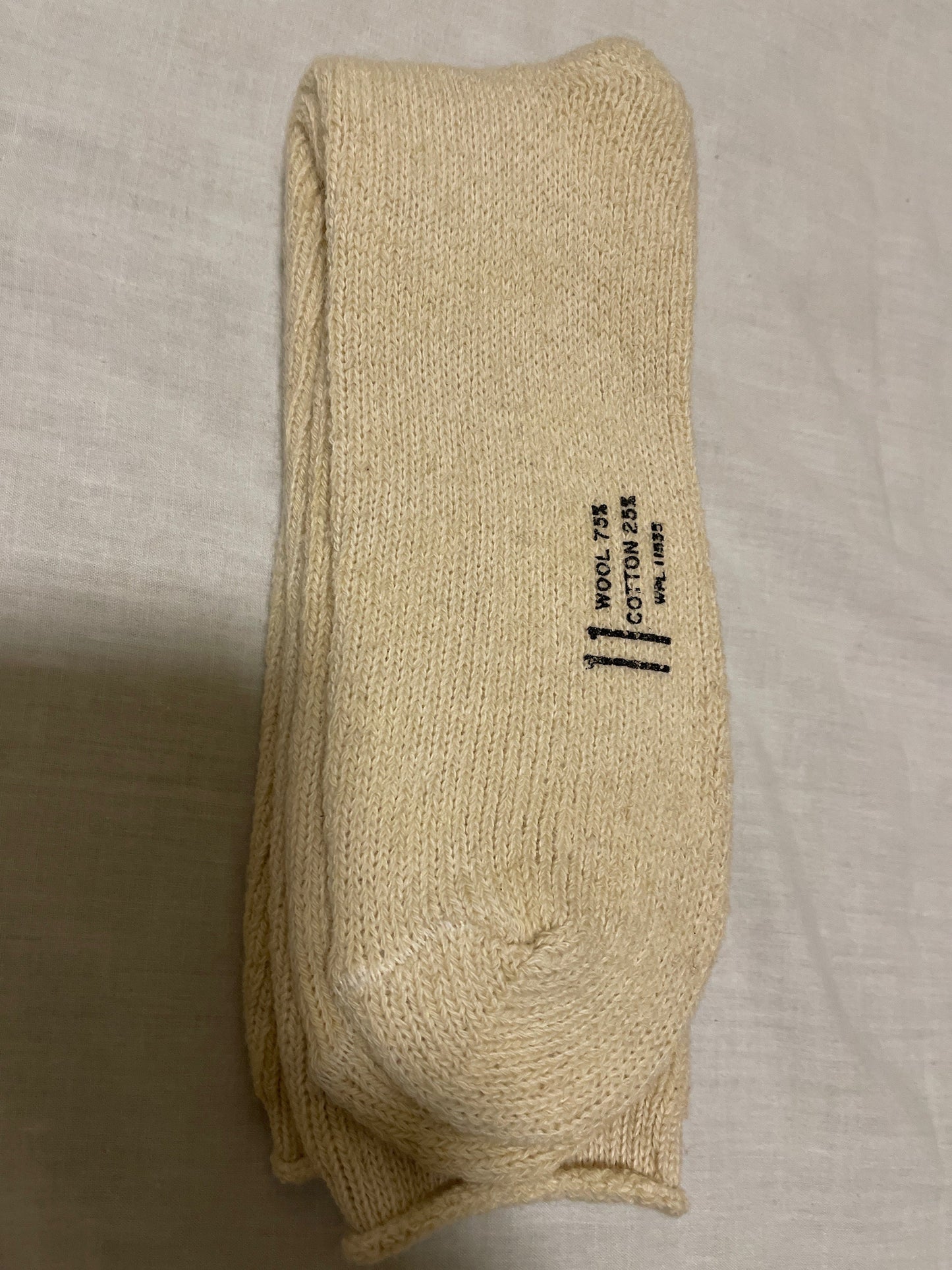 Genuine Military DSCP Winter Wool Thick ECWCS Cold Weather Socks USA Made Size 11  and 12 New,